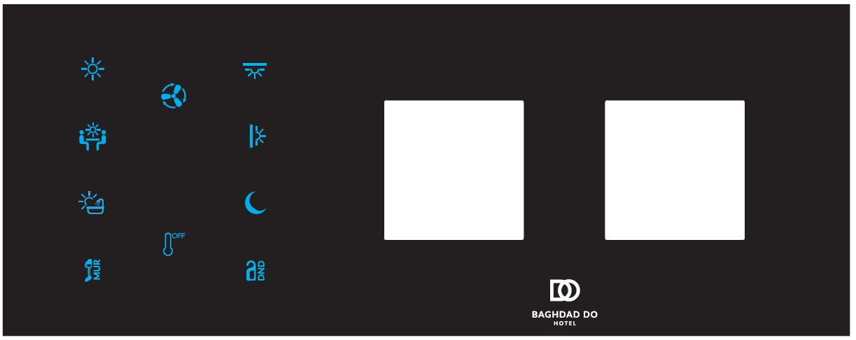 Custom Bedside Panel – 2 sockets