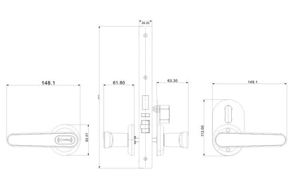 S3076 ORBITA hotel RFID lock