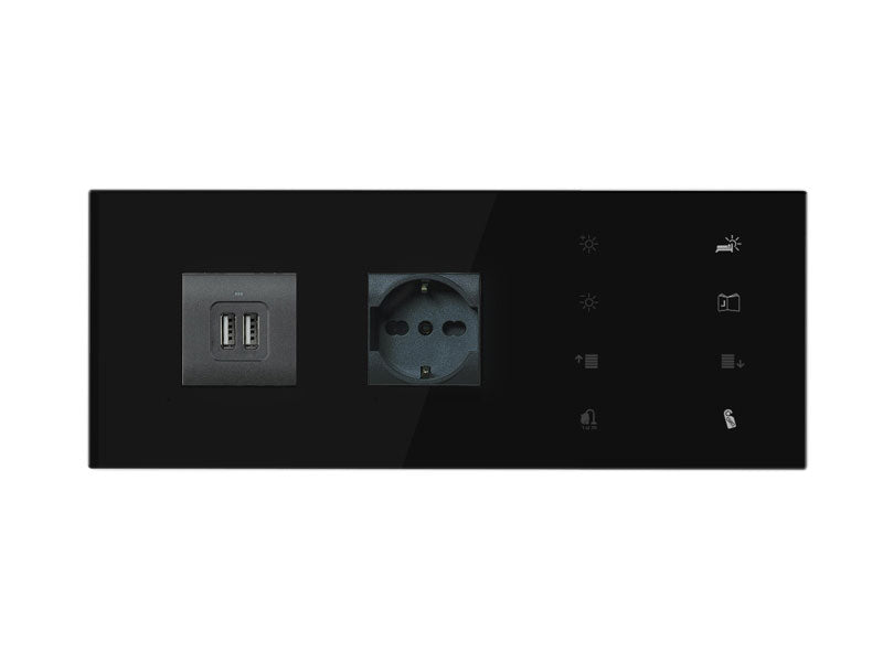 Custom Bedside Panel – 2 sockets