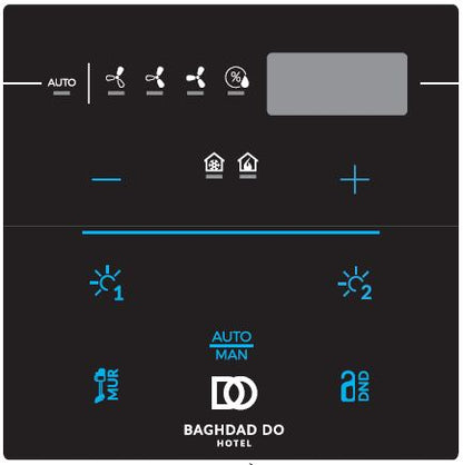CAPACITIVE KNX THERMOSTAT/HUMIDISTAT – LINE SERIES