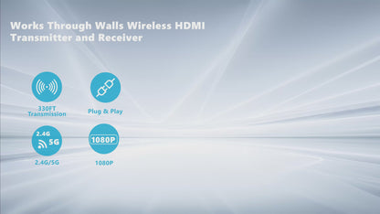 Wireless HDMI 100Meters  Video transmitter, 1TX+1RX