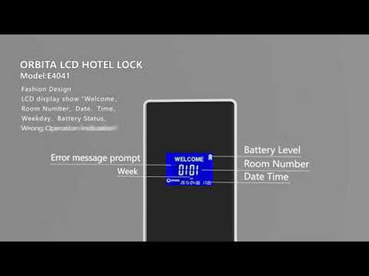 E4041 LCD hotel lock Summary